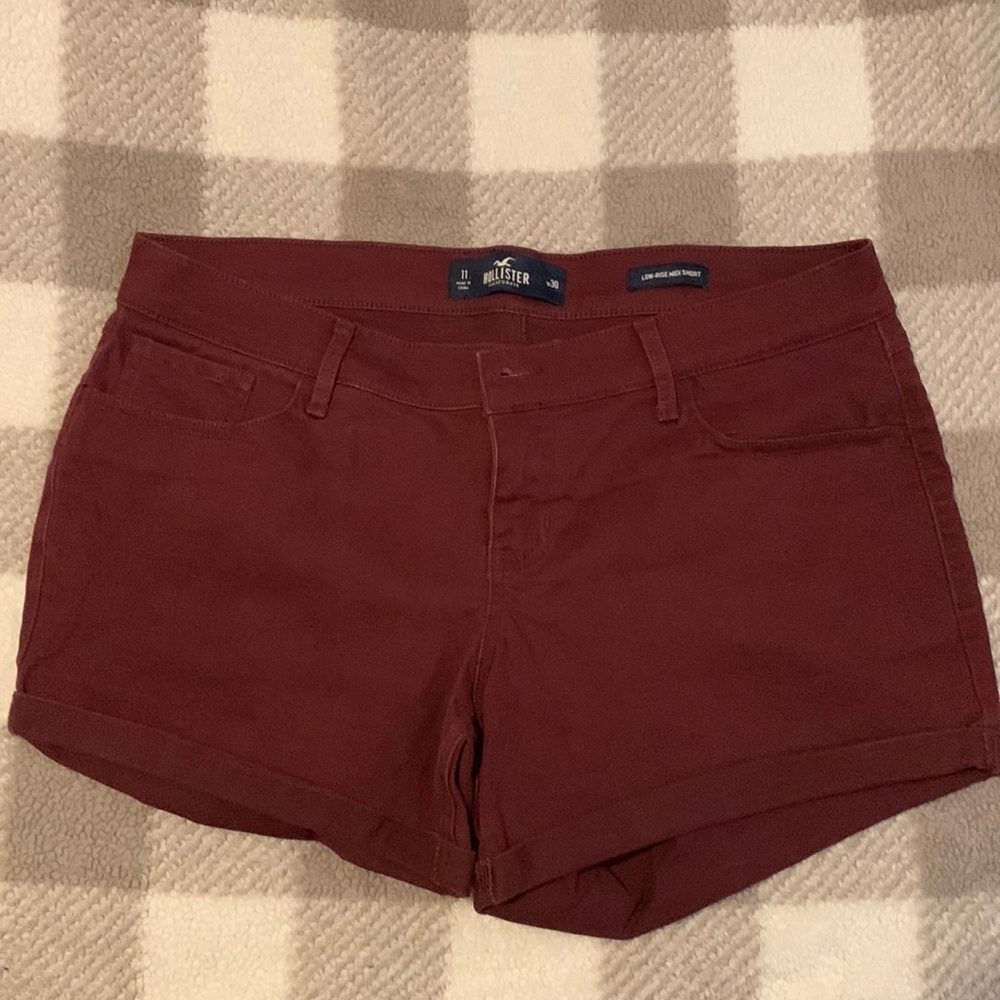 Hollister Maroon Shorts!